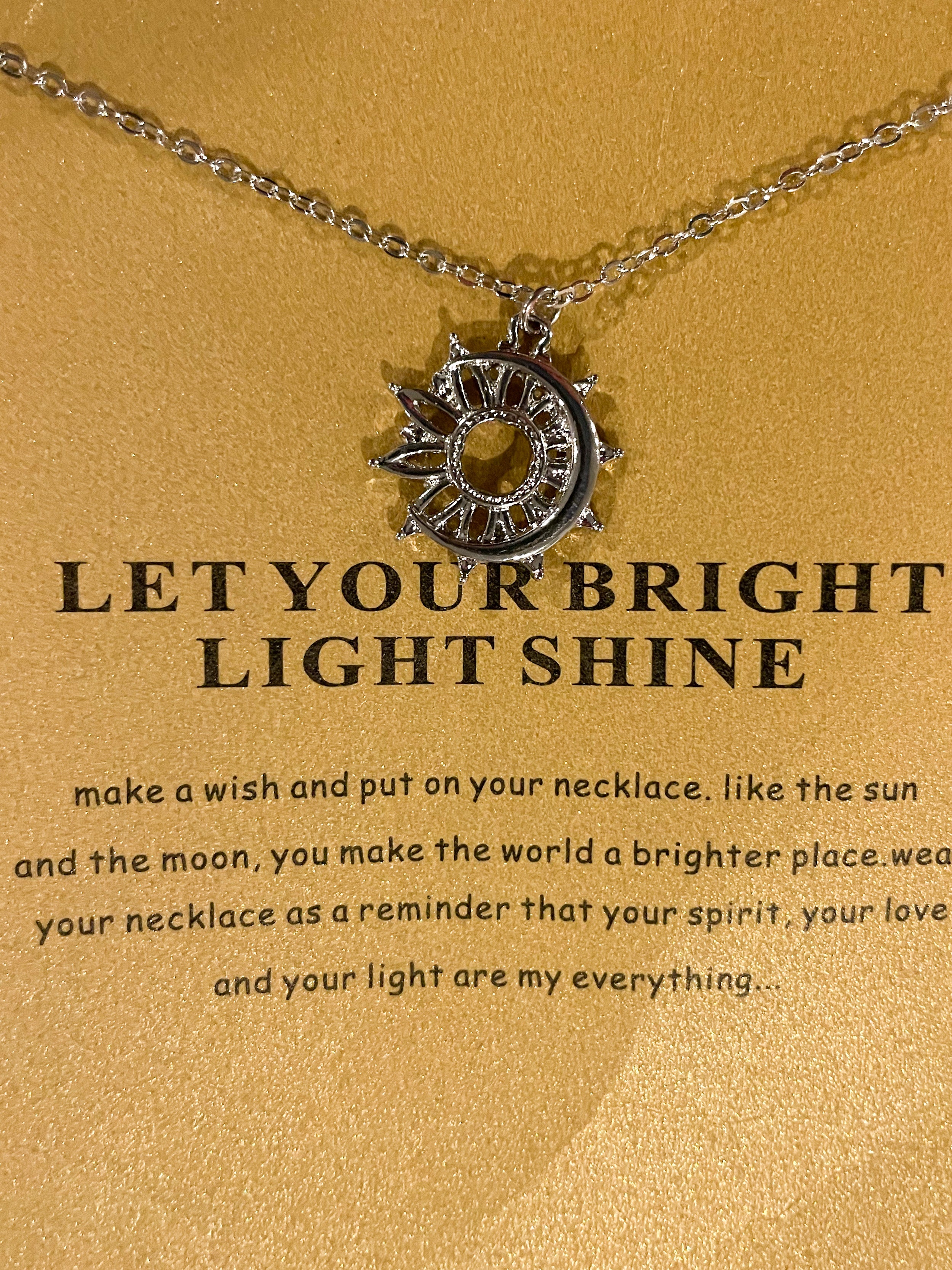 Radiant My Path Necklace - Gold / Sunburst - Mantra® by MantraBand® |  Radiant necklace, Gold vermeil jewelry, Sale necklace