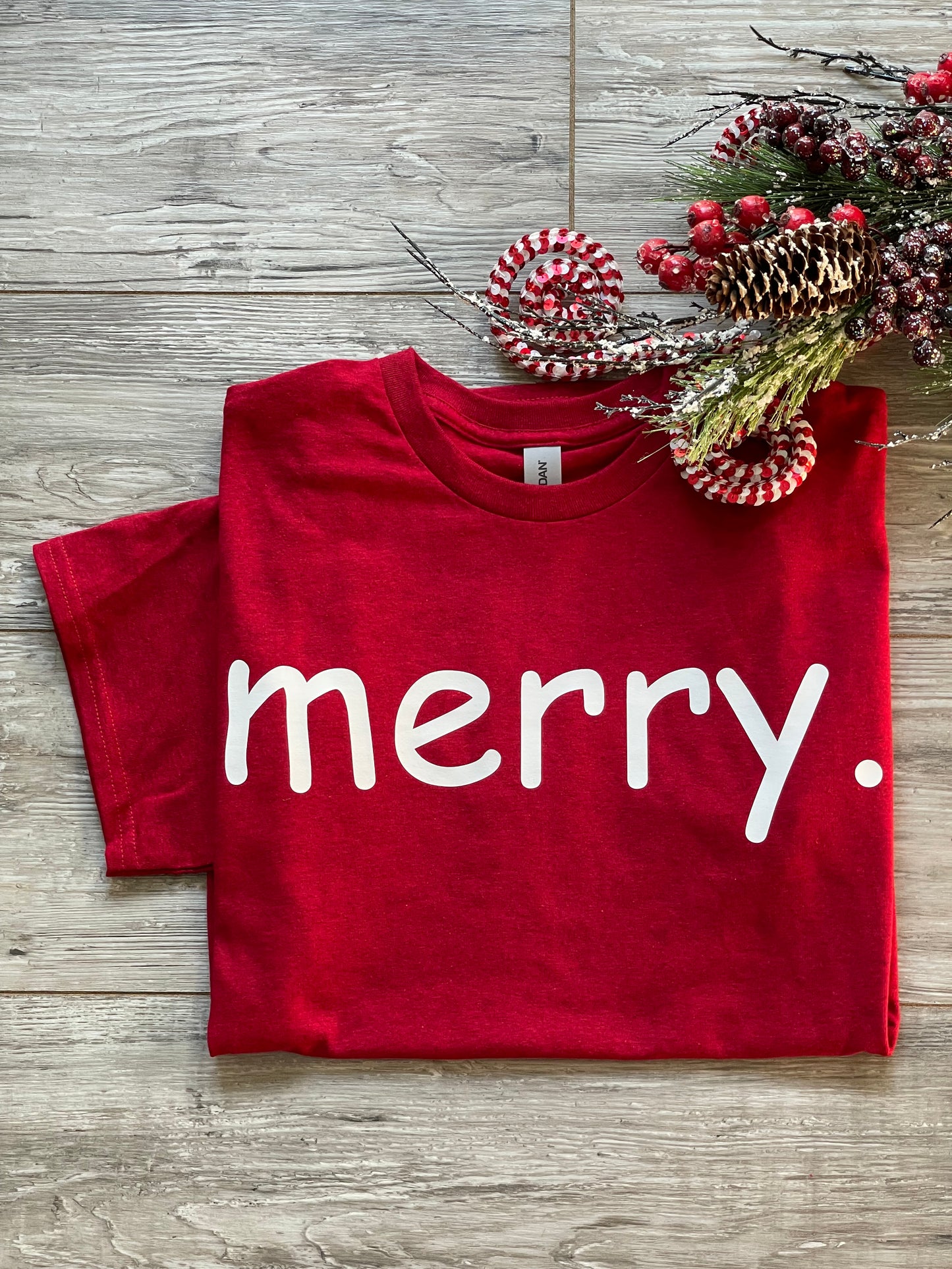 Red Merry. T-Shirt