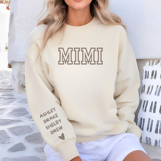 Personalized Sweatshirt with Kids Names