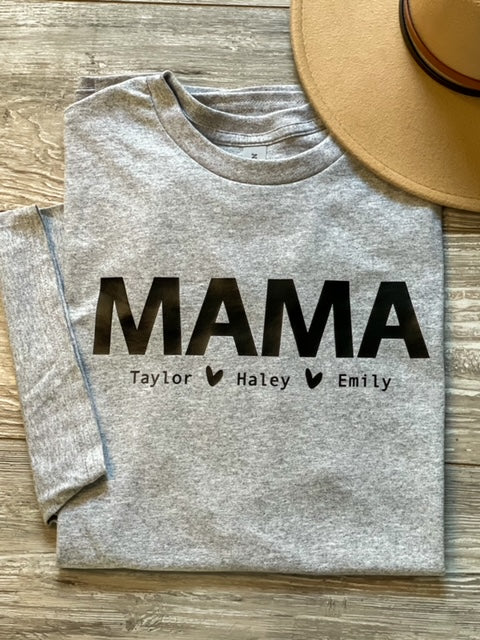 Personalized Tee with Kids Names