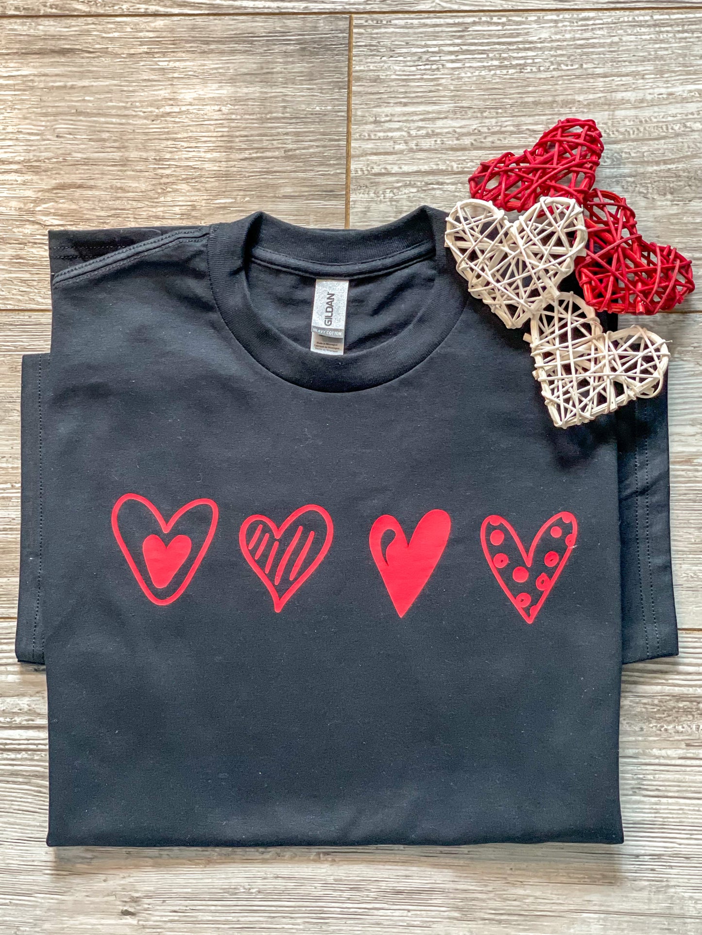 Row of Hearts T-Shirt